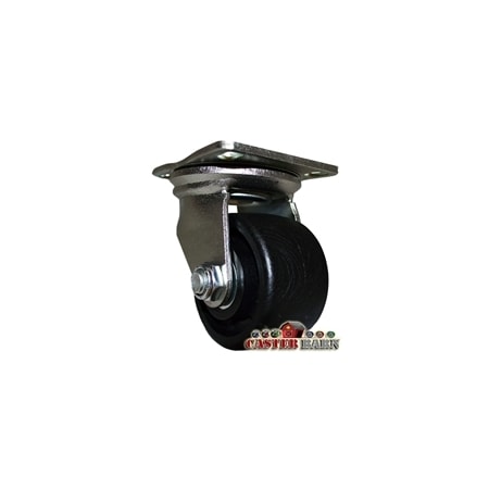 Casterhq 3" LOW PROFILE PLATE CASTER, NYLON WHEEL, 05 SERIES- PN, 05MA30IB36 05MA30IB3612YZ